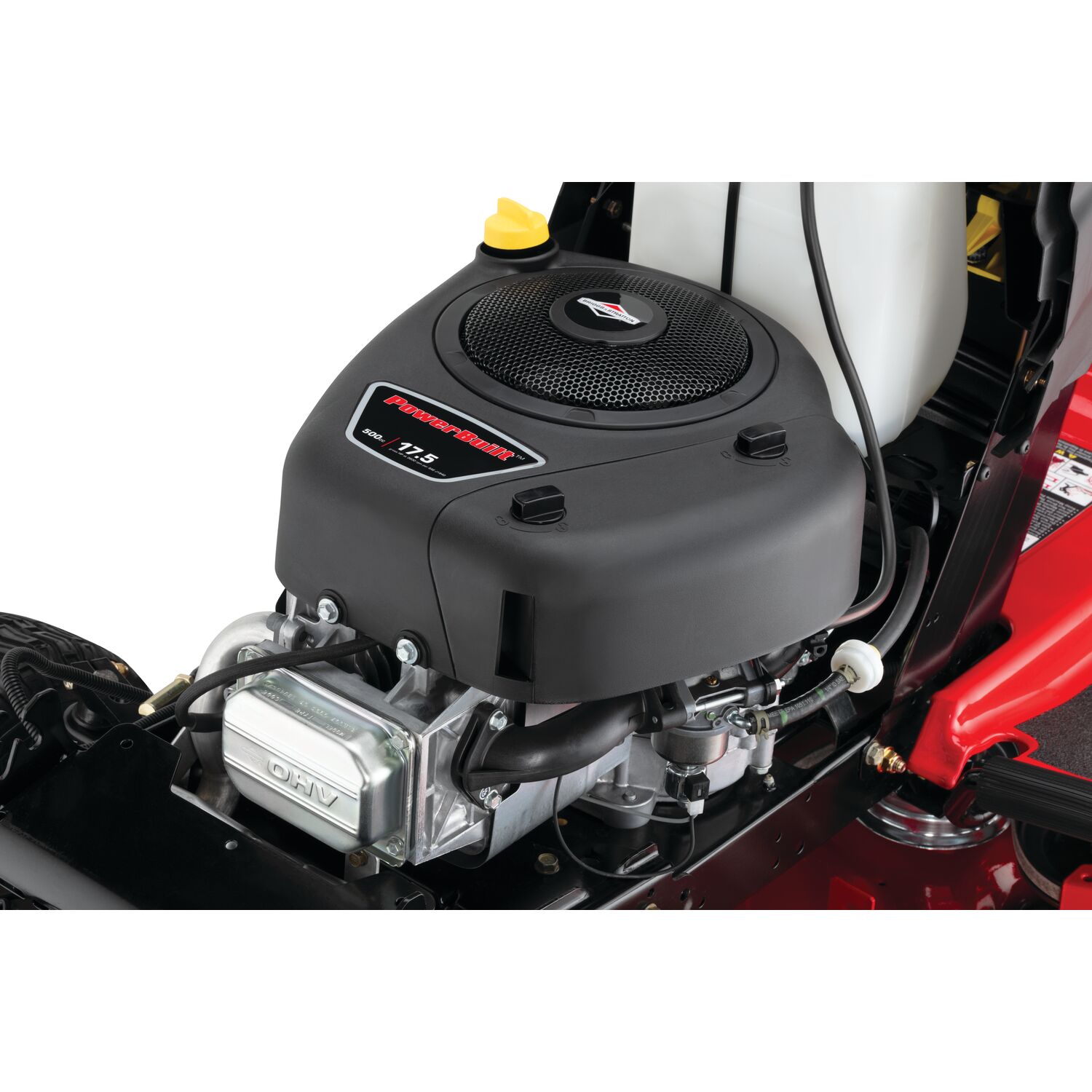 17.5 HP Briggs & Stratton engine of the CRAFTSMAN T110